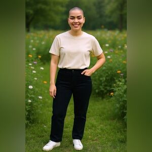 a.n.a. Jet Black High-Rise Jeggings 24W NWT